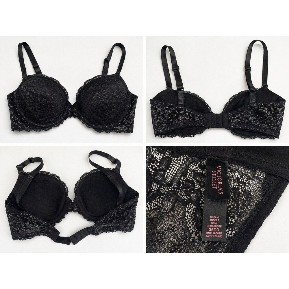Victoria's Secret Dream Angels Bra 36DD Lace Underwire Demi Sexy lingerie - Picture 2 of 6